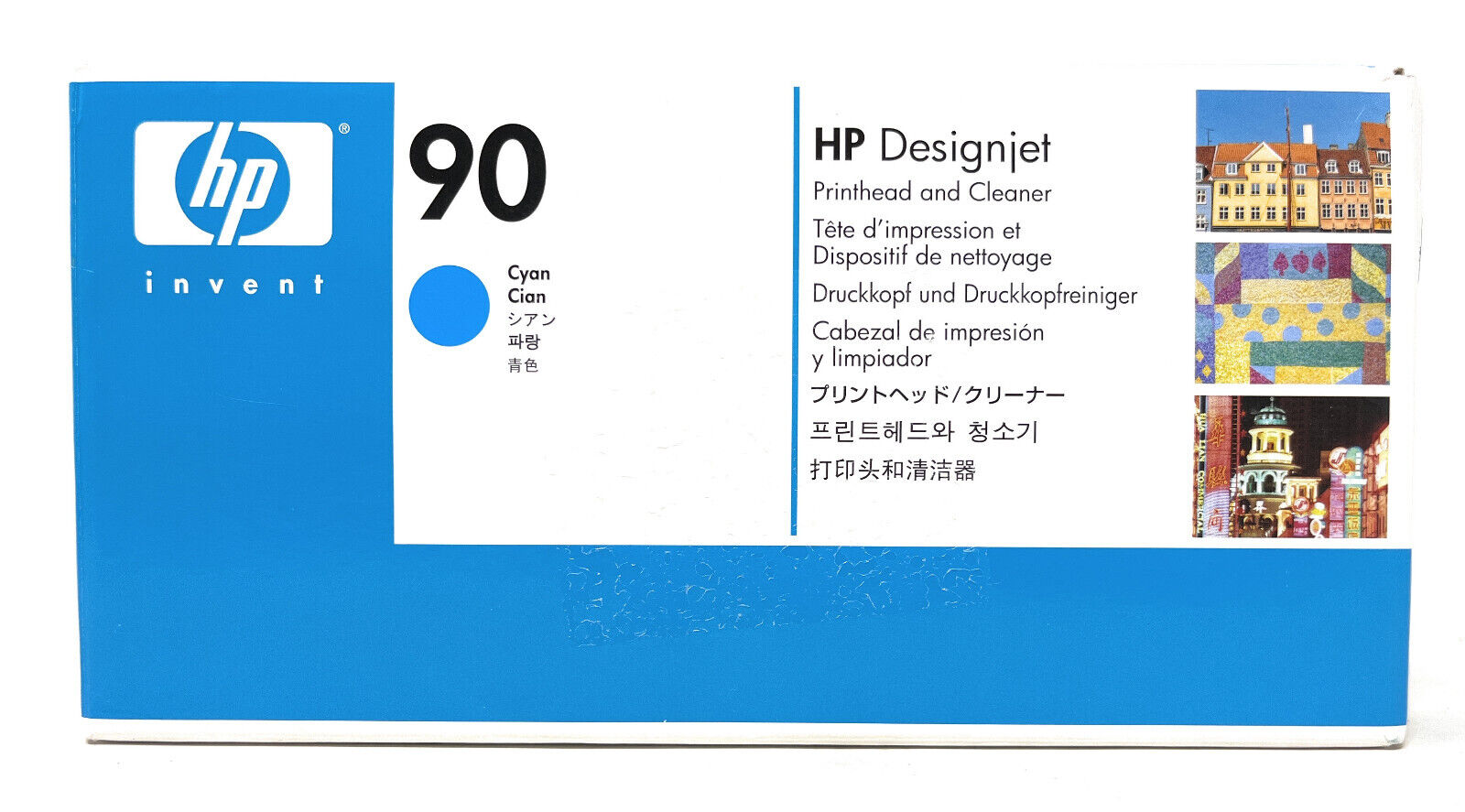 Cabezal HP C5055A HP 90 cian original para Designjet 4000/4500/4520 [09/2020]
